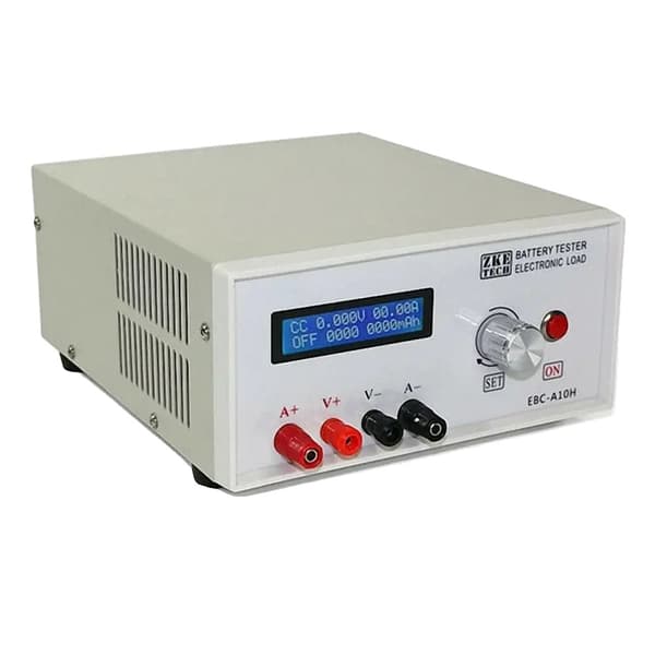 Batterikapacitetstesteren, automatisk opladning og afladning, høj sikkerhedsbeskyttelse,hvid