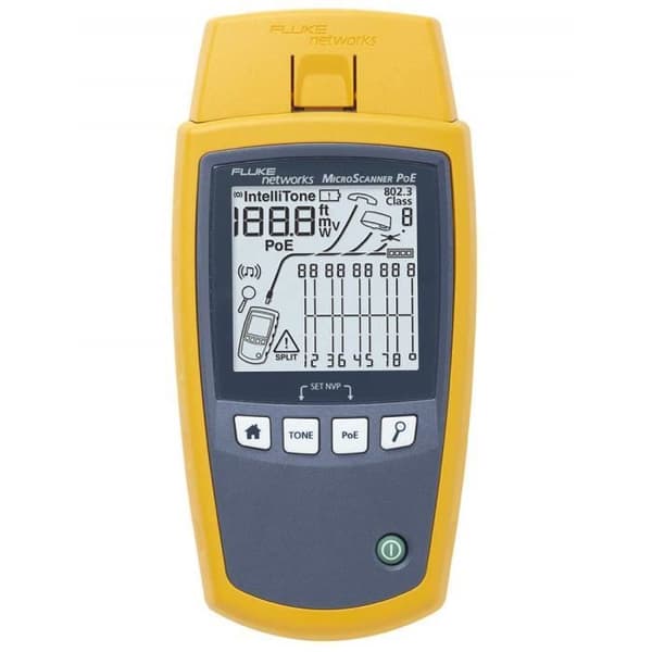 FLUKE nätverk Cabelmessgerät MS-POE Audio/Video, nätverk, Telekommunikation - 5018508