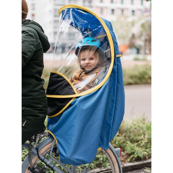 Bub-up Barnecykelsæde Regnslag Kids Blå  Dreng