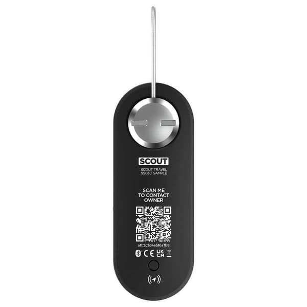 Knog Matkatavaramerkki. Finder & Alarm Ios Scout Travel Hopeinen  Poika