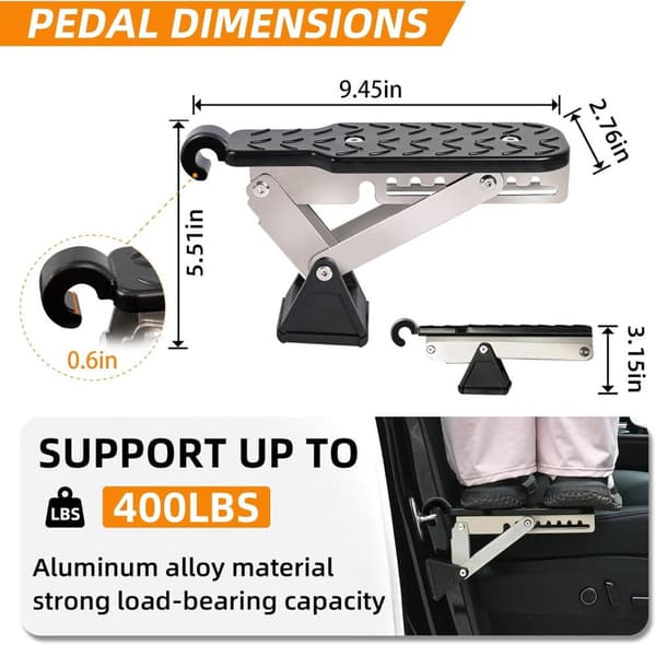 Universaalit autoportaat – kapasiteetti 250 kg, 7 kulma-asetusta, kevyt muotoilu (0,9 kg)