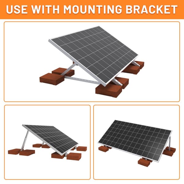 Aluminium Solpanel Monteringsbeslag, Holdbar Konstruktion, Nem Installation, Alsidig Støtte