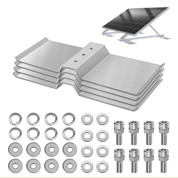 Aluminium Solpanel Monteringsbeslag, Holdbar Konstruktion, Nem Installation, Alsidig Støtte