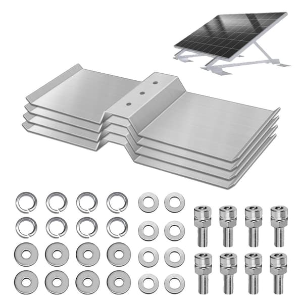 Aluminium Solpanel Monteringsbeslag, Holdbar Konstruktion, Nem Installation, Alsidig Støtte