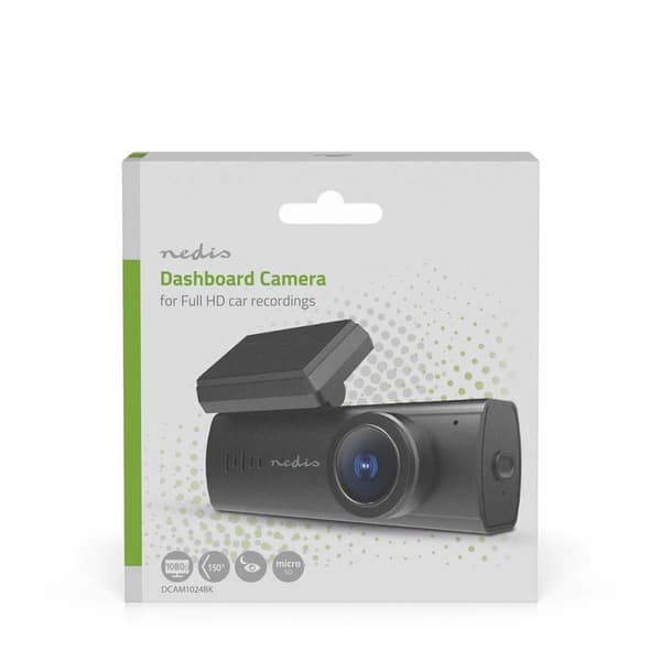 Nedis Dash Cam | 1080p@30fps | 2 MPixel | Wi-Fi | LCD | Natudsigt | Sort