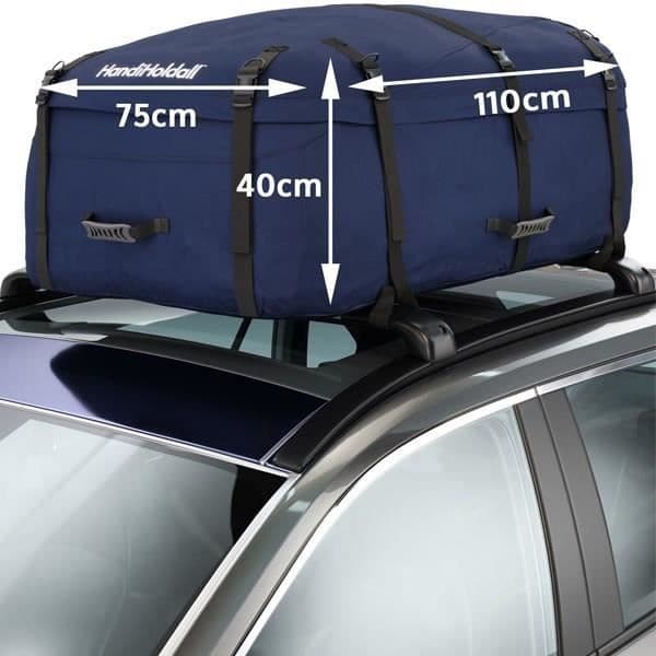 HANDIWORLD HandiHoldall Kapacitet 330 liter - Mjuk taklåda - Vikbar - Väderbeständig - Blå