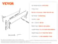 Pikkukuva 2 / 2: Van Roof Ladder Rack, 500 lbs kapasiteetti, säädettävä pituus,500 paunaa