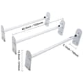 Pikkukuva 2 / 2: Van Roof Ladder Rack, alumiiniteräksinen rakenne, maksimi kantavuus 500 lbs, helppo asentaa,3 kpl