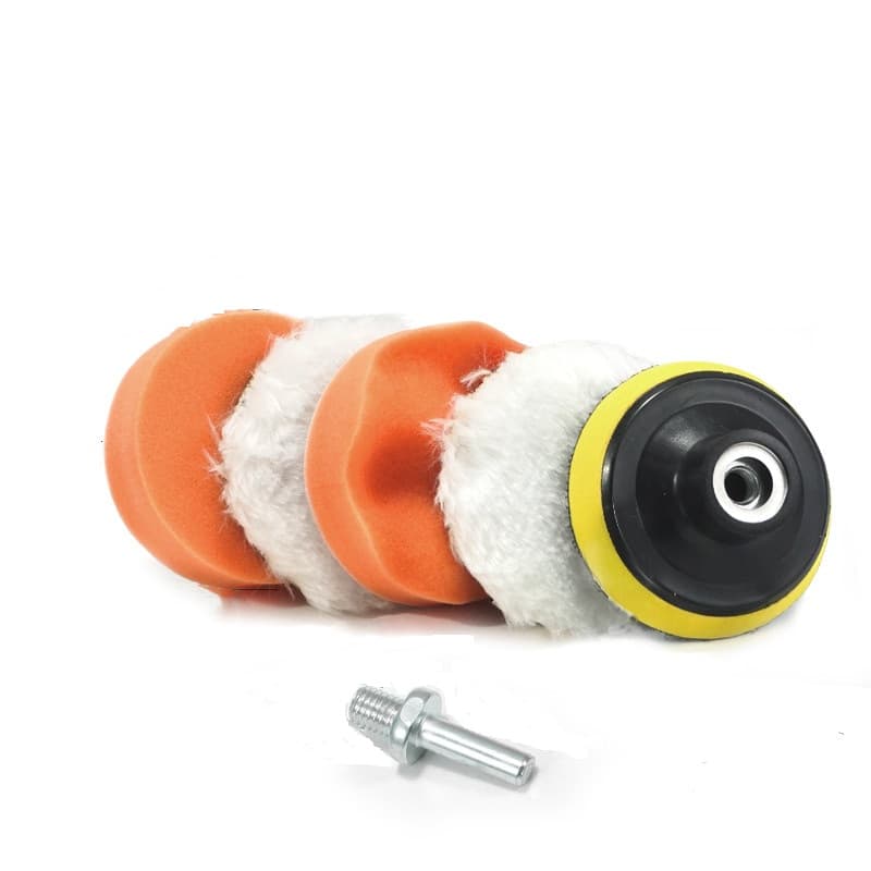 Polertrissor för bilvård 10 cm/4 tum 6 delar Flerfärgad