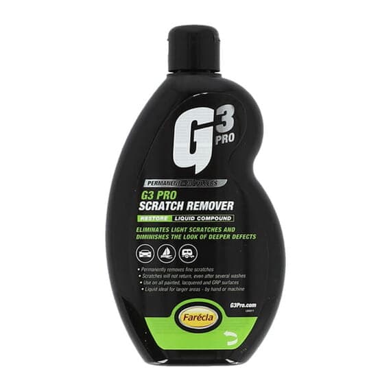 G3 PRO Scratch Remover 500ml poleringsvätska som tar bort repor från bilens lack