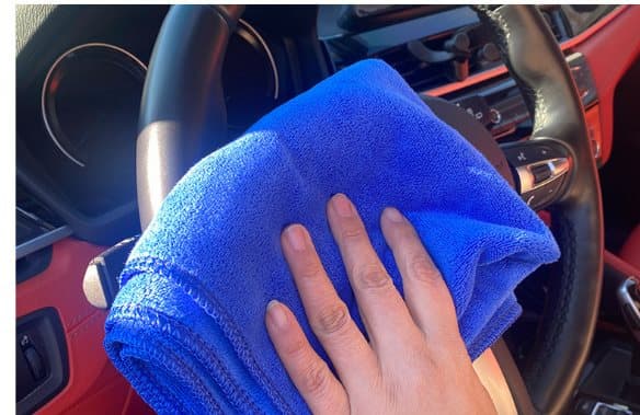 INF Ultra-blødt mikrofiber håndklæde til bilvask