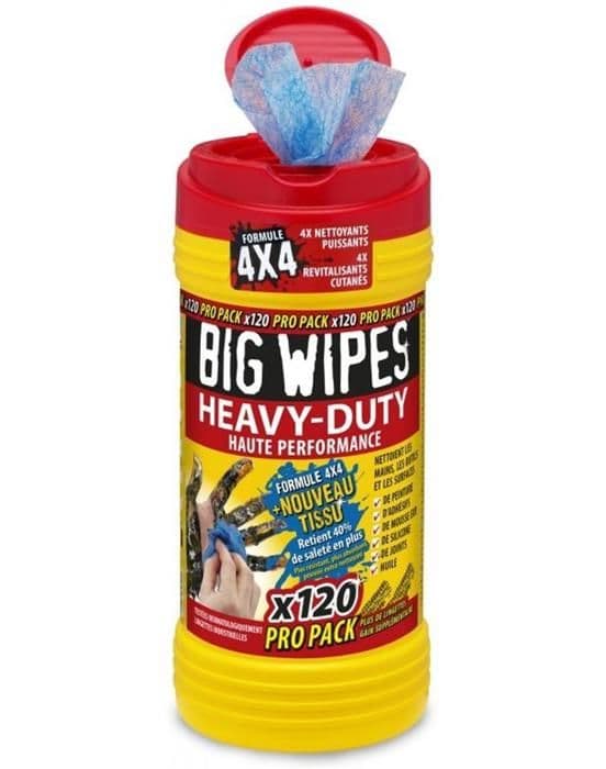 Bigwipes lådor med 120 kraftiga stora våtservetter 4x4 wipes