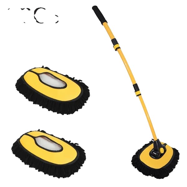 Bilvaskemoppe, Fleksibelt Håndtag, Holdbart Materiale,3STK