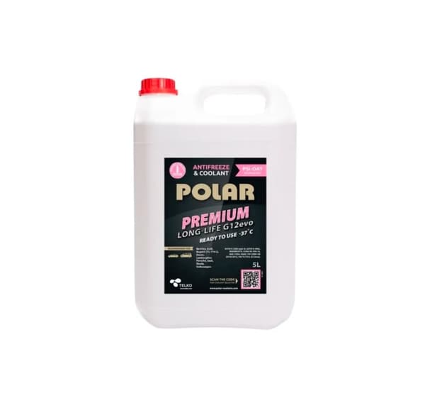 Kølevæske Polar Premium Long-Life G12evo -37°C 5L