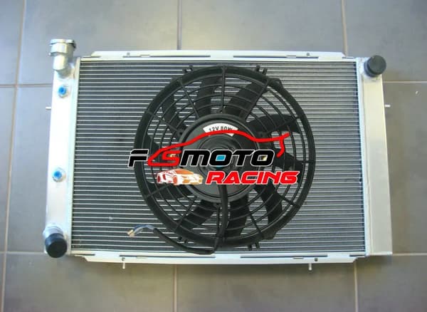 Aluminiumkylare, kompatibel med Chevy de Ville & Caprice Classic, framplacering,Endast radiator