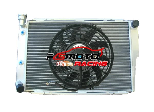 Aluminiumkylare, kompatibel med Chevy de Ville & Caprice Classic, framplacering,Endast radiator