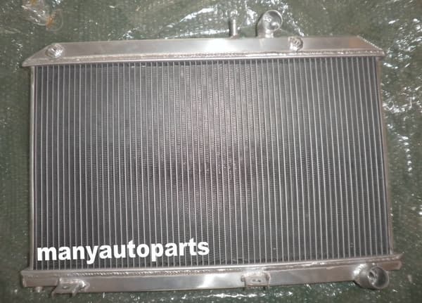 Aluminium Racing Radiator, Passer til Mazda RX-8 SE17, Inkluderer 2 Køleblæsere, Forbedret Varmeafledning