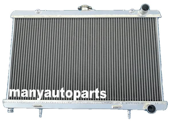 52mm Aluminium Radiator, Øget Kølekapacitet, Kraftig Konstruktion, Perfekt Pasform til Nissan Silvia S13