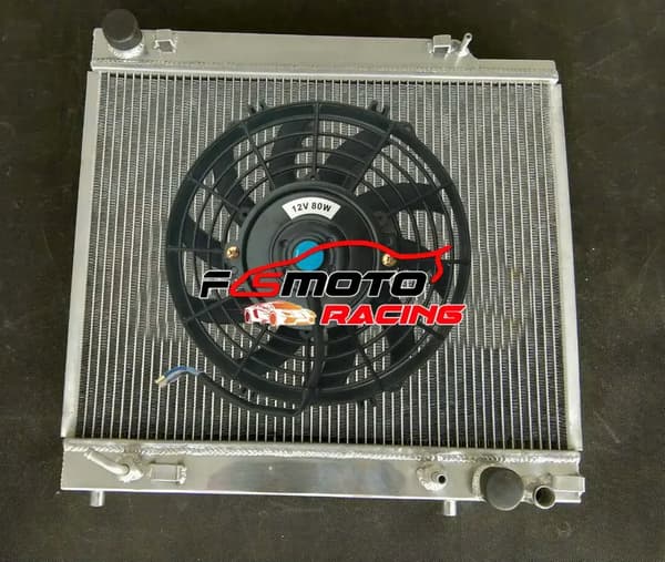 Aluminiumradiator, høj effektivitet køling, holdbar konstruktion,Radiator Og 1 Blæser
