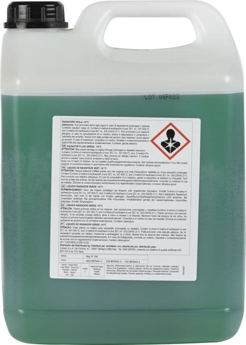 START Grönt kylvätska G12+ 5 liter - neutraliserar den korrosiva effekten av vatten - skyddar mot kokning upp till +