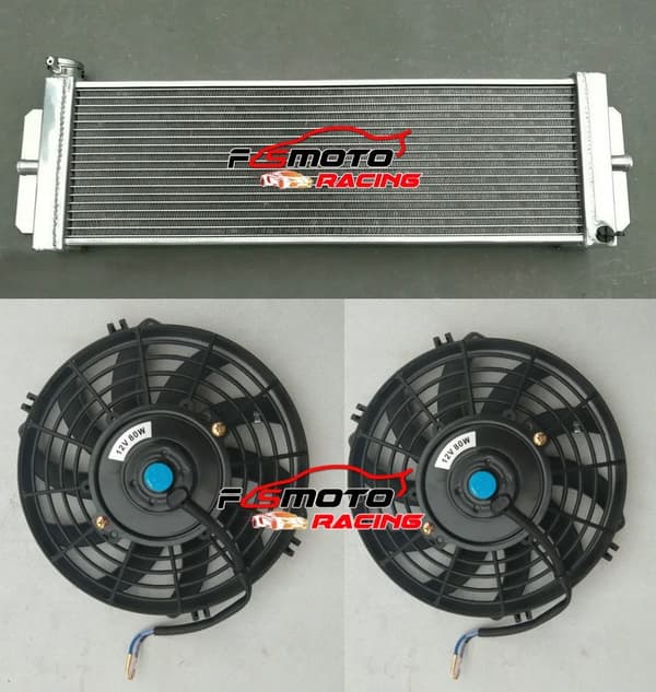 Universell Luft-till-Vatten Intercooler, 24"x8"x2.5", Hög Kylkapacitet,Intercooler OCH FLÄKT