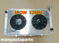 Miniatyrbillede 2 af 4: Aluminium Radiator Samling, Kompatibel med Nissan Patrol Y60 GQ 4.2L TB42S, Inkluderer Skjold og Ventilatorer