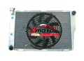 Miniatyrbild 1 av 2: Aluminiumkylare, kompatibel med Chevy de Ville & Caprice Classic, framplacering,Radiator och 1 fläkt
