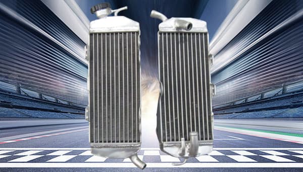 KTM LC4 Aluminium Radiator, Holdbar Design, Letvægts Konstruktion