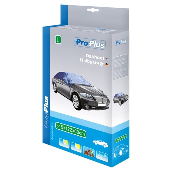 ProPlus topovertræk til bil L 315 x 122 x 60 cm mørkeblå