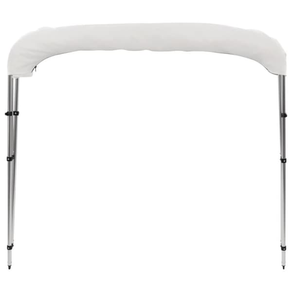 vidaXL Biminitopp 3-buet hvit 183x196x137 cm