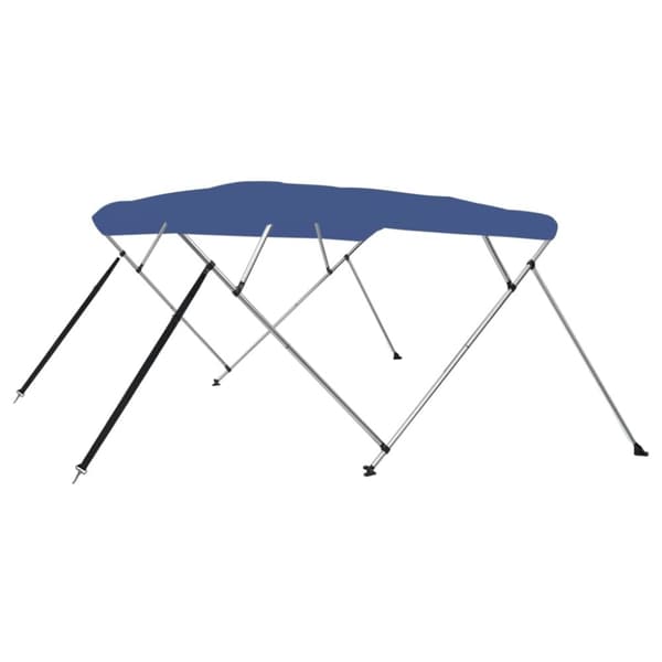 vidaXL biminitop med 4 buer 243x196x137 cm blå
