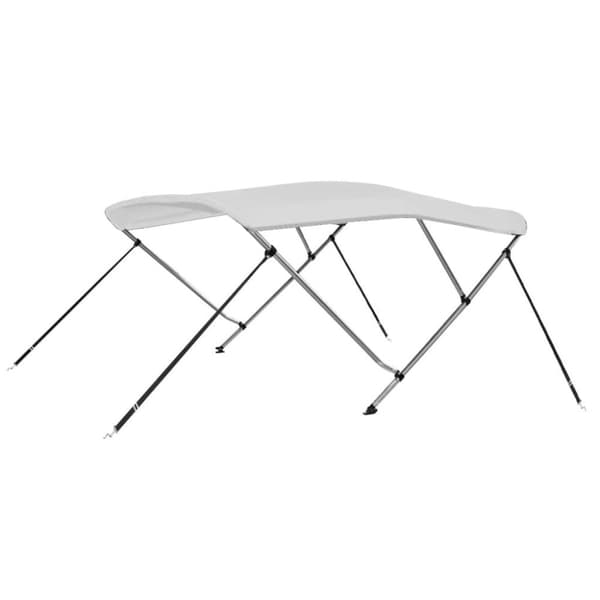 vidaXL biminitop med 3 buer 183x140x137 cm hvid