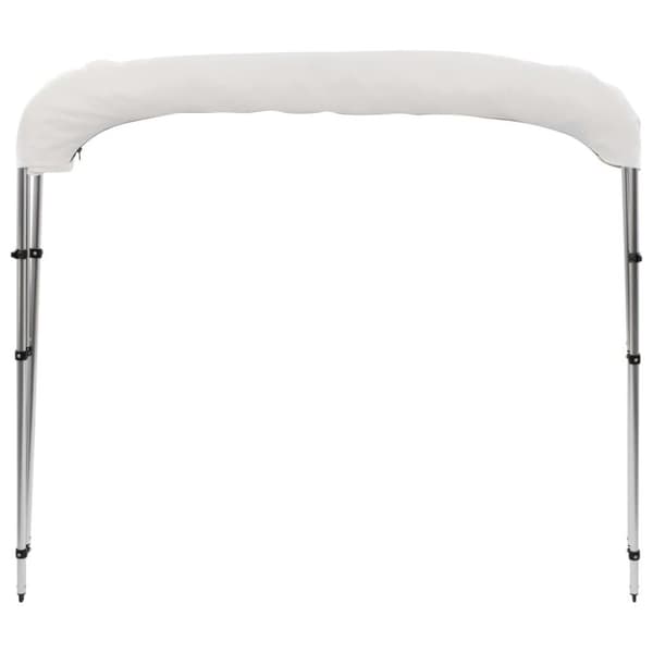 vidaXL 3-kaarinen bimini-kate valkoinen 183x180x137 cm