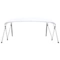 Miniatyrbilde 4 av 11: vidaXL Biminitopp 4-buet hvit 243x(230-244)x137 cm