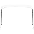 Miniatyrbilde 7 av 11: vidaXL Biminitopp 4-buet hvit 243x(230-244)x137 cm