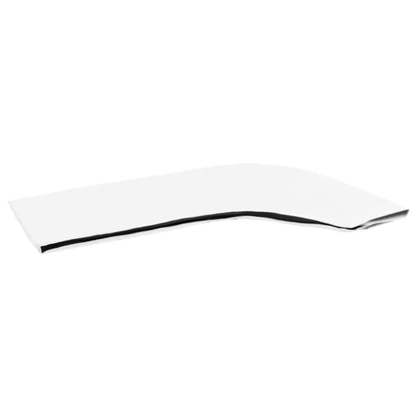 vidaXL 4-kaarinen bimini-kate valkoinen 243x(230-244)x137 cm
