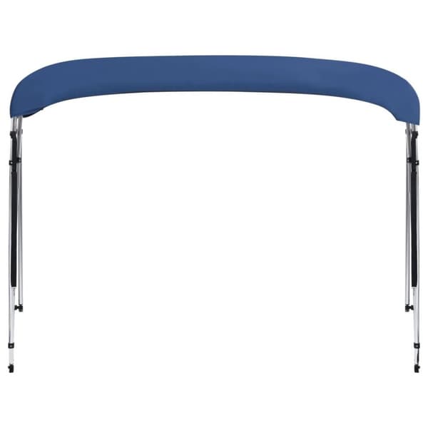 vidaXL biminitop med 4 buer 243x(230-244)x137 cm marineblå