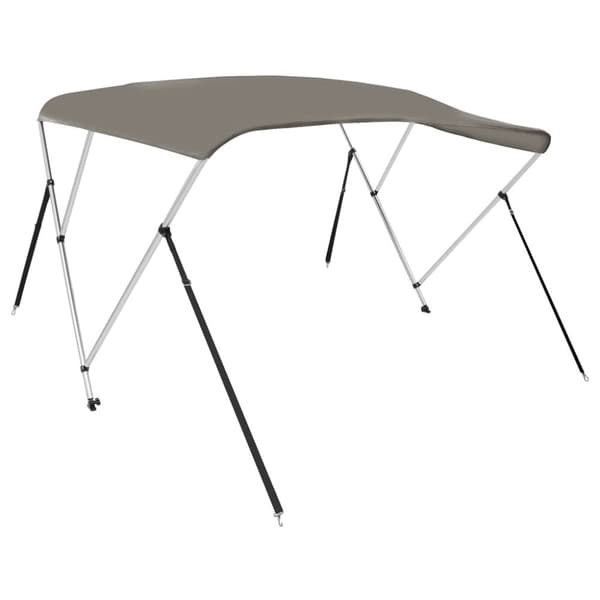 vidaXL biminitop med 3 buer 183x160x137 cm grå