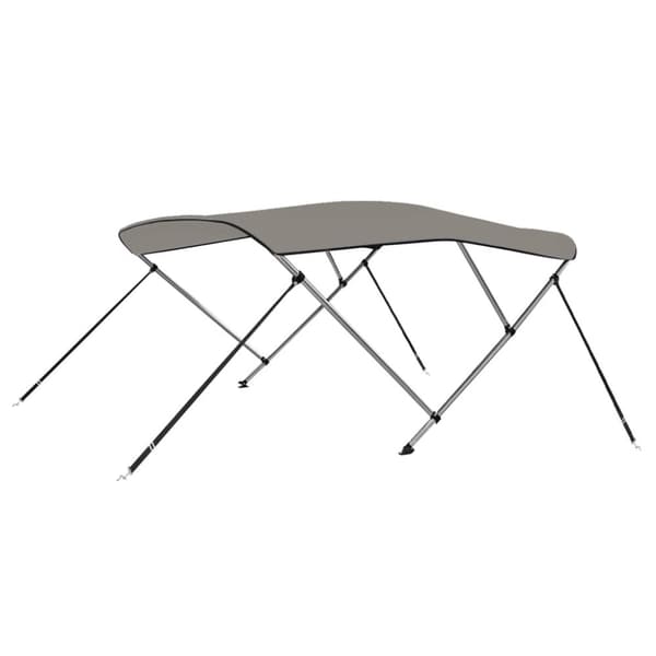 vidaXL biminitop med 3 buer 183x160x137 cm grå