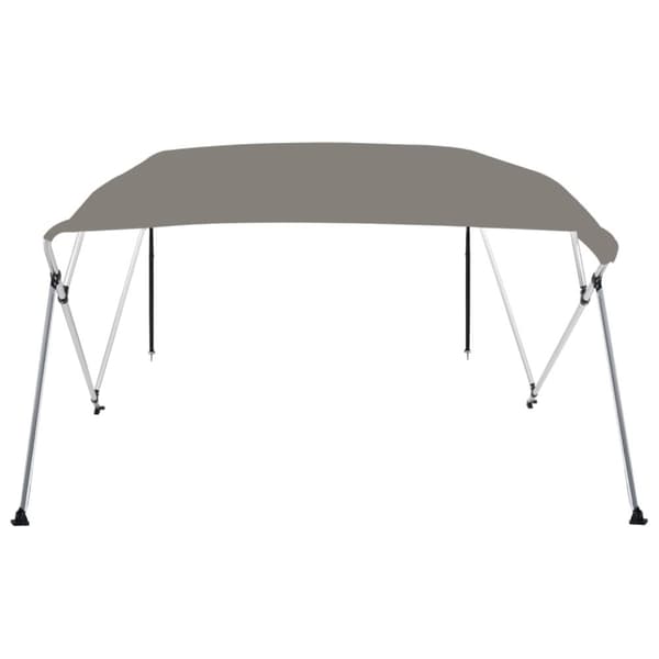 vidaXL 4-kaarinen Bimini-kate harmaa 243x180x137 cm