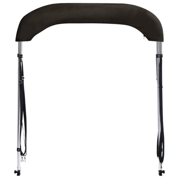 vidaXL biminitop med 2 buer 178x138x96 cm sort