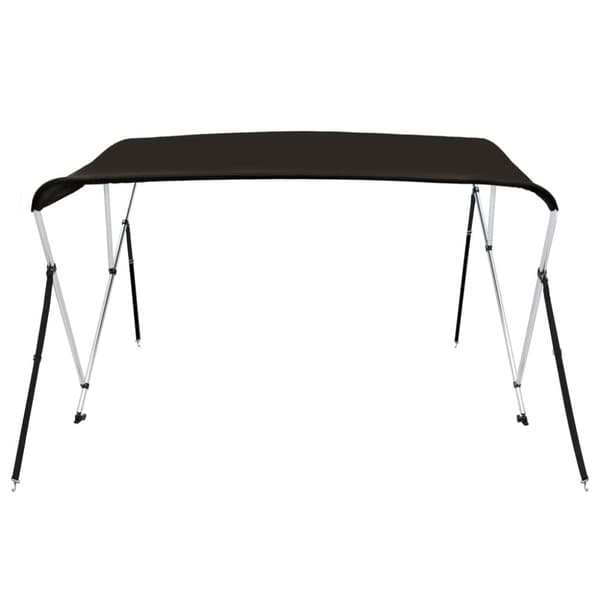 vidaXL biminitop med 3 buer 182x184x136 cm sort