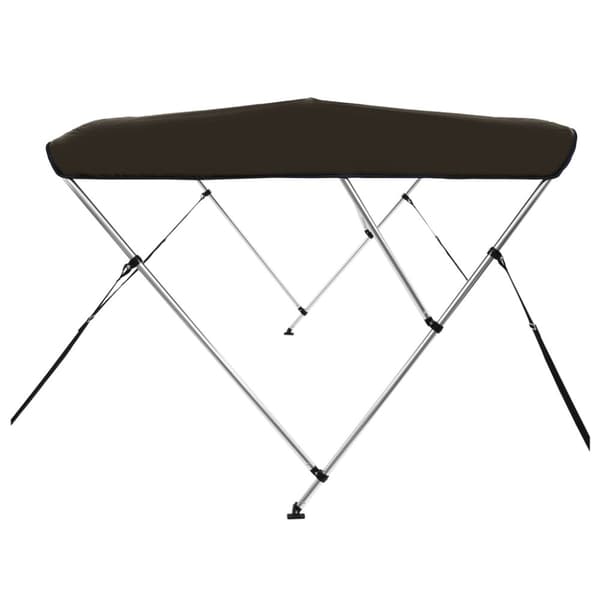 vidaXL biminitop med 3 buer 182x184x136 cm sort