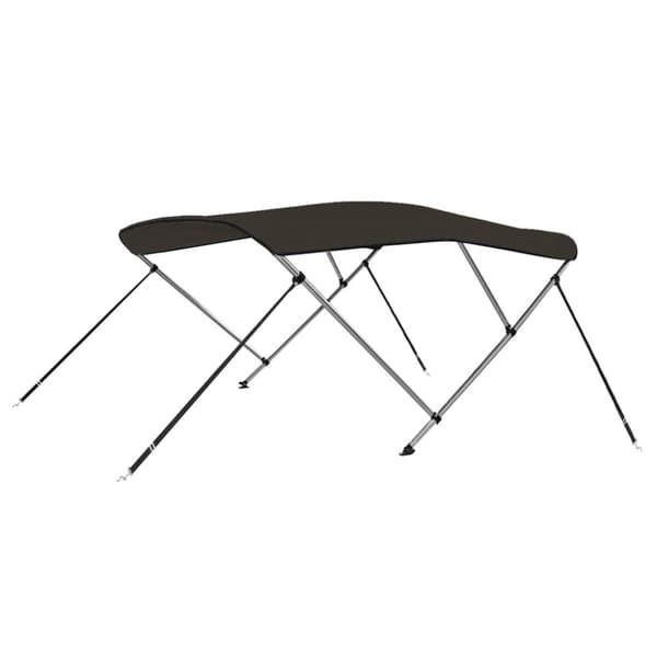 vidaXL biminitop med 3 buer 182x184x136 cm sort
