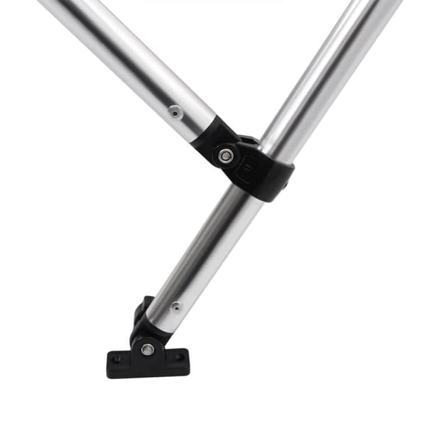 vidaXL biminitop med 3 buer 182x184x136 cm sort