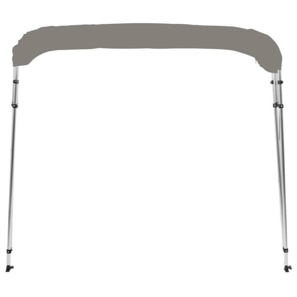 vidaXL 4-kaarinen Bimini-kate harmaa 243x210x137 cm