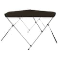 Miniatyrbilde 6 av 11: vidaXL Båtkalesje 3-buet svart 183x160x137 cm