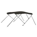 Miniatyrbilde 7 av 11: vidaXL Båtkalesje 3-buet svart 183x160x137 cm