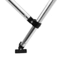 Miniatyrbilde 10 av 11: vidaXL Biminitopp 4-buet svart 243x244x137 cm