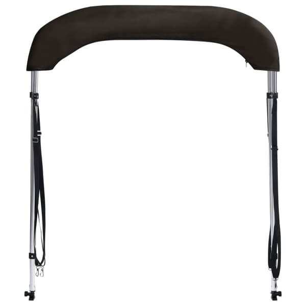 vidaXL biminitop med 2 buer 148,5x133x104 cm sort